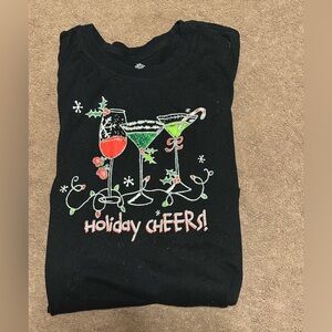 Holiday Cheer ss tee sz lg